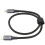 Κοντό καλώδιο USB C με λειτουργία plug and play, καλώδιο φόρτισης δεξιάς γωνίας 40Gbps για 5