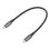 Κοντό καλώδιο USB C με λειτουργία plug and play, καλώδιο φόρτισης δεξιάς γωνίας 40Gbps για 5
