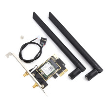 PCIe WiFi6-adapter AX1800 Dual Band Bluetooth 5.2 Draadloze kaart met ultralage latentie WPA3MU-MIMO OFDMA Stabiele verbinding Snellere