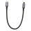 Κοντό καλώδιο USB C με λειτουργία plug and play, καλώδιο φόρτισης δεξιάς γωνίας 40Gbps για 3