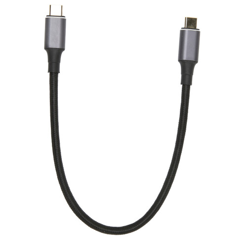 Κοντό καλώδιο USB C με λειτουργία plug and play, καλώδιο φόρτισης δεξιάς γωνίας 40Gbps για 2