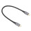 Κοντό καλώδιο USB C με λειτουργία plug and play, καλώδιο φόρτισης δεξιάς γωνίας 40Gbps για 7