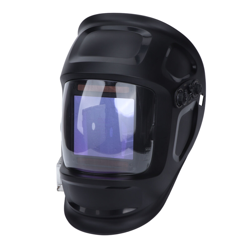 Lightweight Auto Darkening Welding Hood With True Color View And Better Clarity, Stepless Adjustable Shade Solar Rechargeable Mask For Tig Mig Arc 9432746964222