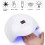 Βούρτσα καθαρισμού οικιακής χρήσης UV LED Nail Lamp36W Στεγνωτήρας βερνικιού νυχιών με 5