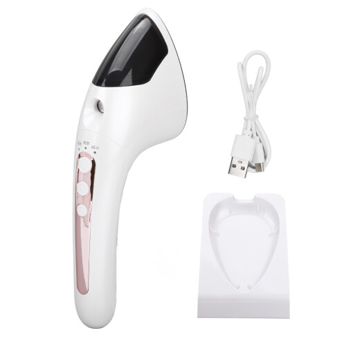 Portable Beauty Machine With Atomizing Spray And LED Red Light Therapy, Advanced Skincare Device Featuring Warming Function And Ion Penetration For