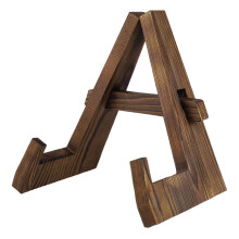 Adjustable Wooden Cookbook Stand with Foldable Solid Wood Design for Kitchen Recipe Reading