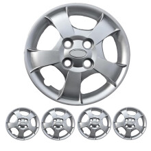 Hubcaps for Hyundai 13 Inch Wheel Covers Set of 4 Silver BoltOn Weatherproof OEMStyle Fit