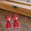 Flange Alignment Tool Set 4PCS Double Hole Pipefitter Pins with Bubble Level and Red Aluminum 2