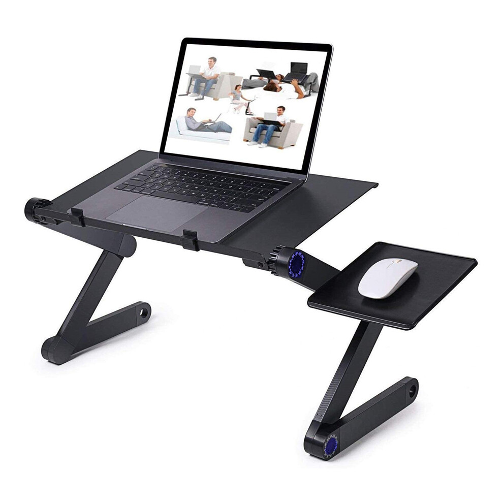 Inf Black Smart Adjustable Laptop Table 17 Inch