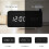 Sveglia digitale a LED Black 3