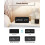 Sveglia digitale a LED Black 6