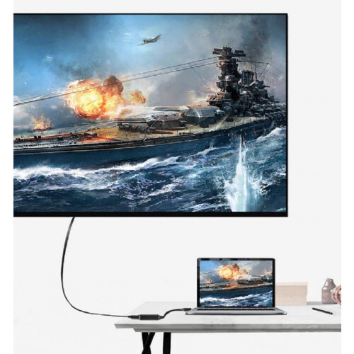 USB-C zu HDMI Adapter 4K HD-Auflösung, USB-C zu HDMI-Kabel 1