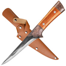 6 Inch Curved Boning Knife Ultra Sharp Butcher Knife with Ergonomic NonSlip Handle for Meat Cutting