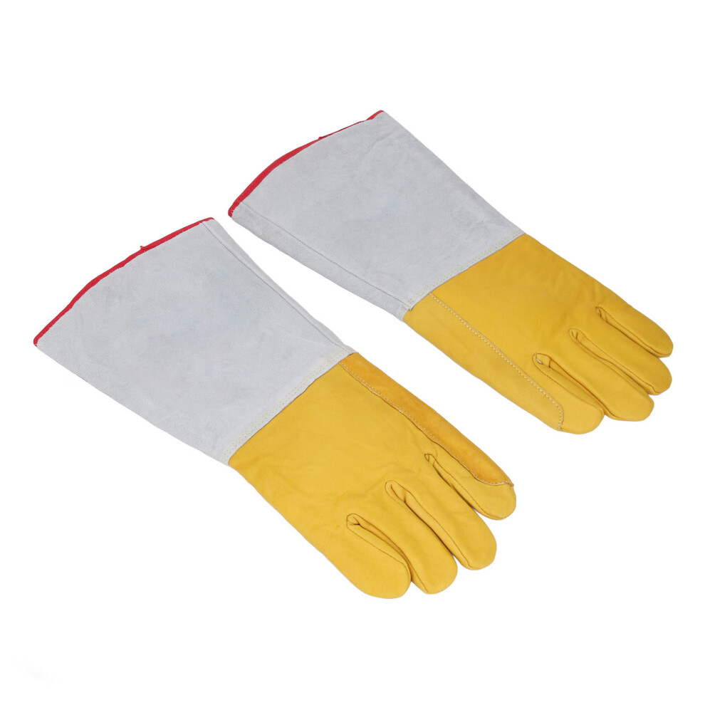 2 Pcs Ln2 Protective Gloves 40Cm Low Temp Cowhide Cold Resistant Gear 3131383407821