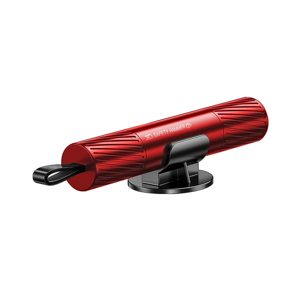 Car Escape Tool, 2In1 Seatbelt Cutter And Tempe Glass Breaker, Emergency Safety Hammer Red 9455672883498