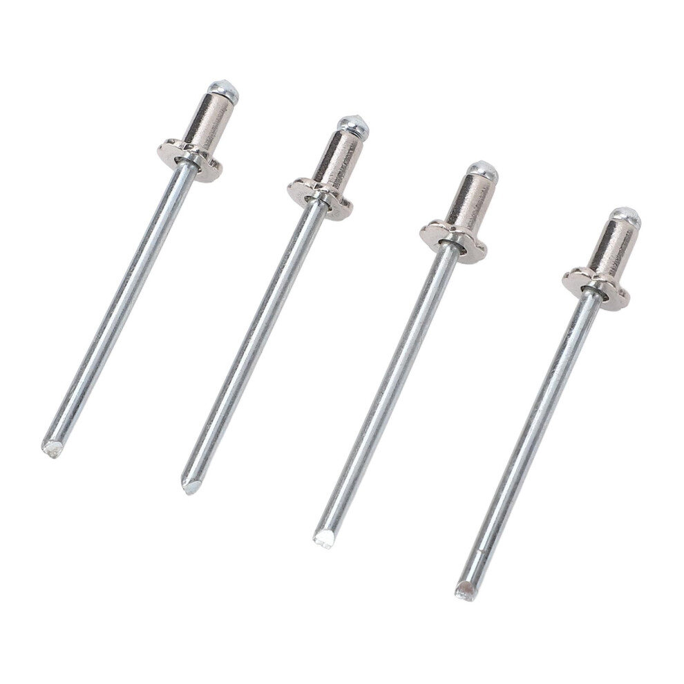 Aluminum Rosette Rivets For Amc Vin Door Tag And License Plate, Easy Install Automotive Fasteners Silver 9092120392708