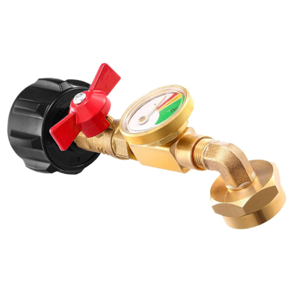 Propane Tank Gauge With Hose Adapter For Rv, Precise Pressure Monitoring, Versatile Compatibility 9113335733695