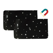 ZATOOTO 2 Pack Magnetic Car Side Window Shades for Baby with UV Protection Black Car Privacy Curtains Blackout, Camping, Sunlight Protection Rear Side