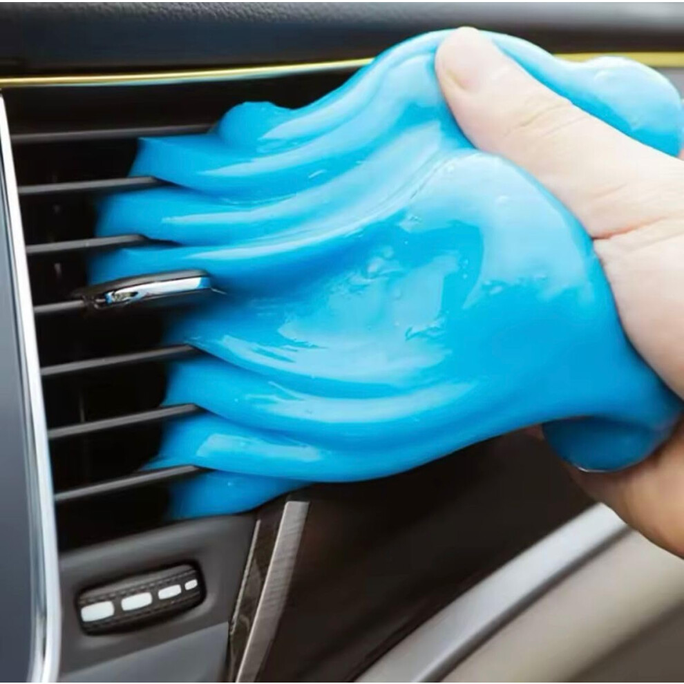 Car Cleaning Gel For Deep Crevice And Vent Detailing, Reusable Universal Keyboard Cleaning Putty, Blue 9455672884068