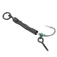 Ronnie Rig Karpfenangel Set 6# Silber 4 Haken