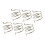 6pcs Steel Bicycle Brake Caliper Spring Replacement Clips for Disc Brakes, Enhanced Efficiency 1