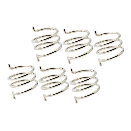 6pcs Steel Bicycle Brake Caliper Spring Replacement Clips for Disc Brakes, Enhanced Efficiency