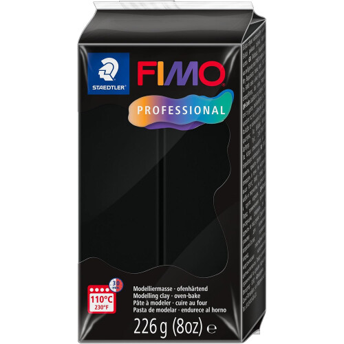 Staedtler Fimo polymer ler 226g sort