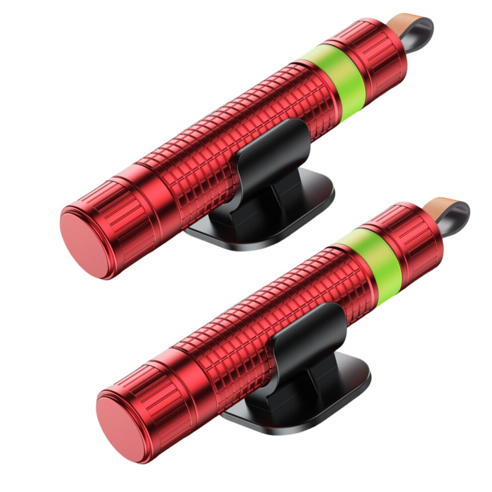 2 Pack Car Safety Hammer Emergency Window Breaker With Seatbelt Cutter For Vehicle Escape Â Red 9092120393309