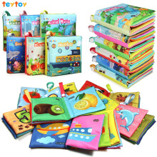 Crinkle Books for Babies Baby Books 0-6 Months Fabric Books Nontoxic Cloth Books Soft Baby Books Newborn Toys Soft Alphabet and Numbers Book Early