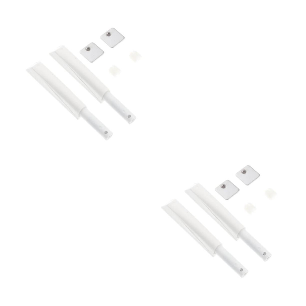 Cabinet Door Push Latch Set, Magnetic Touch Latch With Smooth Rebound For Wardrobe And Kitchen 9070919970856