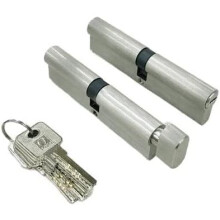 110mm Euro Cylinder Door Lock with Brass Keys, Heavy Duty AntiPick Security Gate Lock