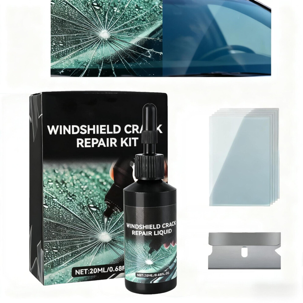 Windshield Kit Nano Glass For Chips And Cracks With Uv Curing, 5Min Auto Glass Fix 9092120393668