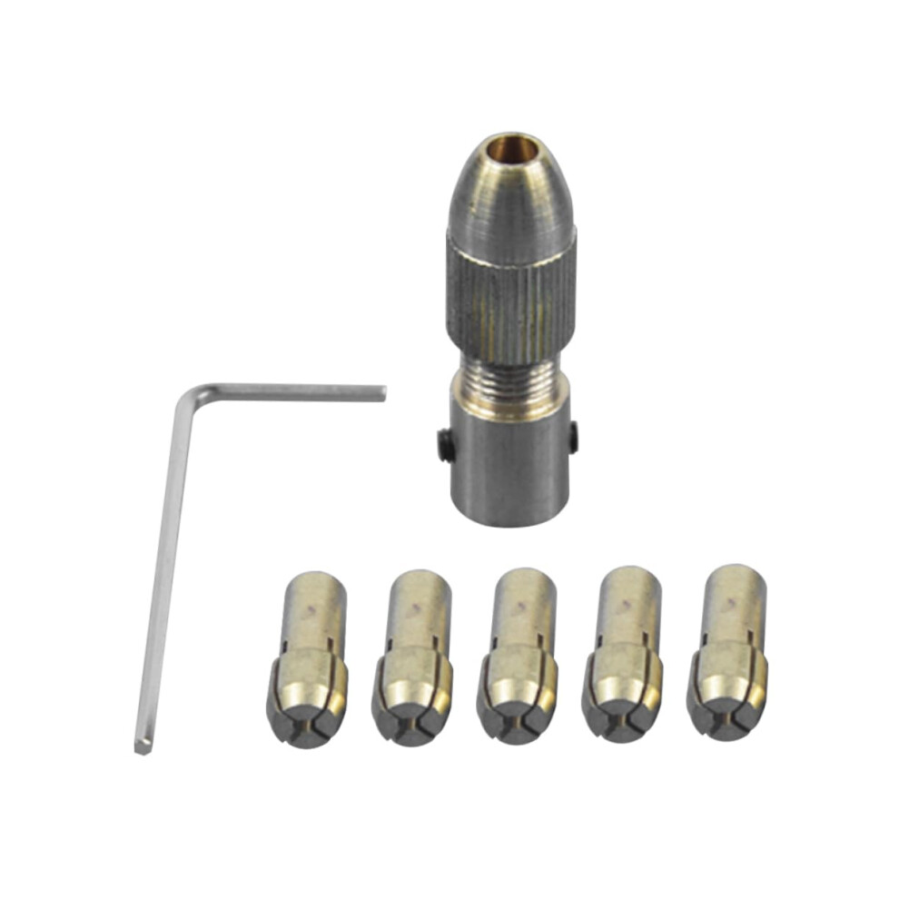 7Pcs Brass Rotary Tool Collet Set For Dremel And Drill With Multiple Sizes And Secure Grip Design 9174973522959