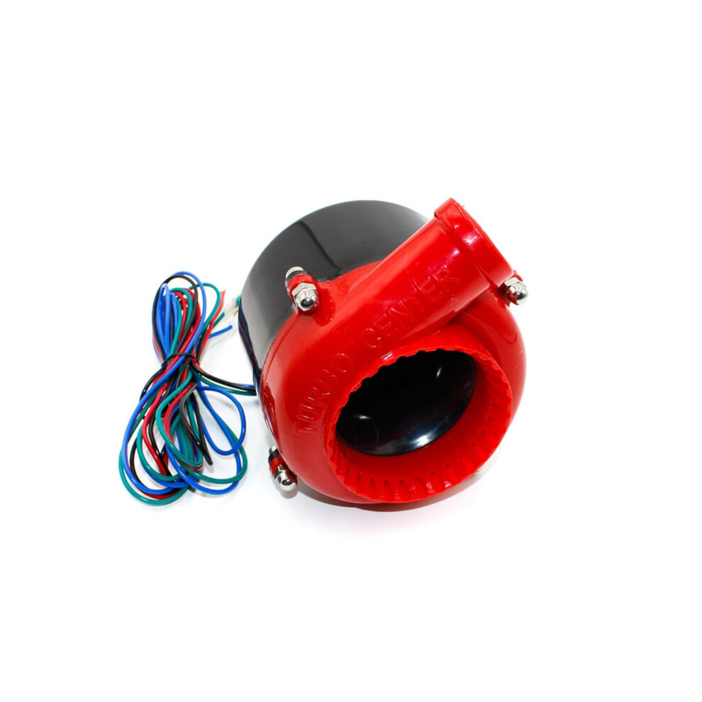 Car Turbo Whistle Exhaust Muffler, Realistic Turbo Sound, Universal Fit For Most Vehicles ( Black) Red/Black 9070919997426