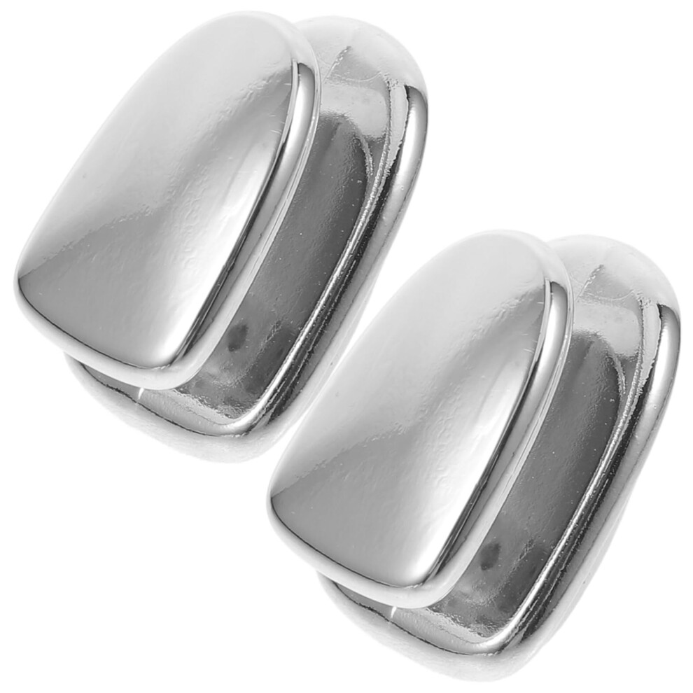 2Pcs Car Interior Hooks Adhesive Vehicle Hooks For Keys And Bags, Spacesaving Design Silver 9044945420043