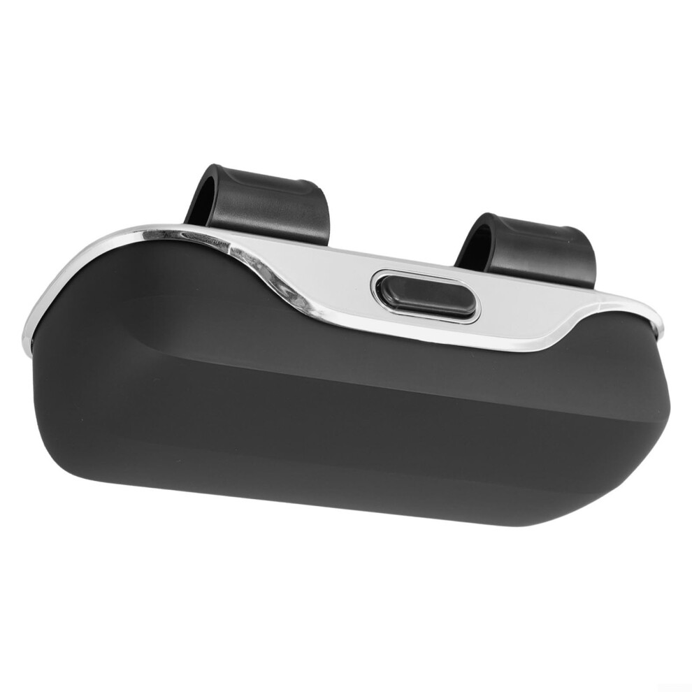 Car Sunglasses Holder Abs Storage Box For Sun Visor Quick Access Vehicle Glasses Organizer Black 9455672885171