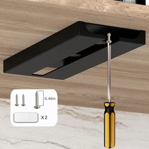 Wine Glass Rack Under Cabinet Holder 2 Pack SpaceSaving Stemware Storage for Kitchen and Bar 1