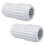 2Pcs White External Cam Locks for Telescopic Pool Pole Replacement Quick Install Secure Attachment 2