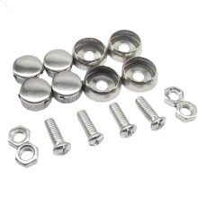 License Plate Frame with Screws, Durable Mounting Hardware Kit for Secure LongLasting Installation