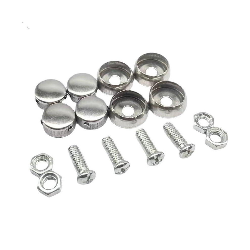 License Plate Frame With Screws, Durable Mounting Hardware Kit For Secure Longlasting Installation 9092120394351