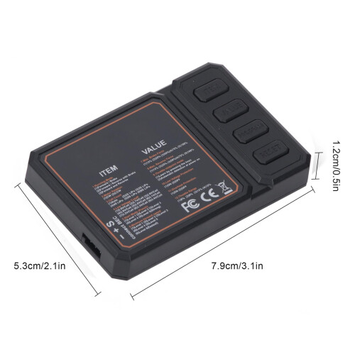 Scheda di programmazione ESC brushless RC 50-150A SCX10 plastica 1
