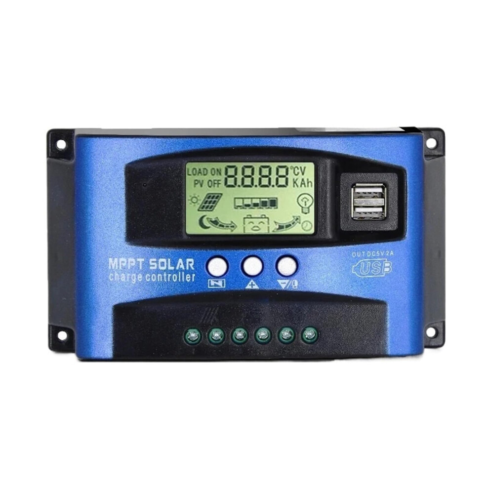 60A Mppt Solar Charge Controller With Lcd Display 12V 24V Battery Regulator For Off Grid Rv Boat 9070919971297