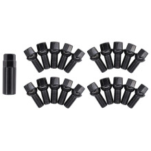 Pack of 20 Black 17mm Hex Wheel Lug Bolts 14x1.5mm Grade 10.9 for BMW Porsche Audi VW