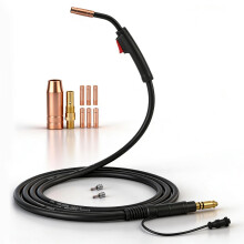 15ft MIG Welding Gun 180A for Vulcan MIGMax 140 215 OmniPRO 220 with Nozzle Diffuser and 8 Tips