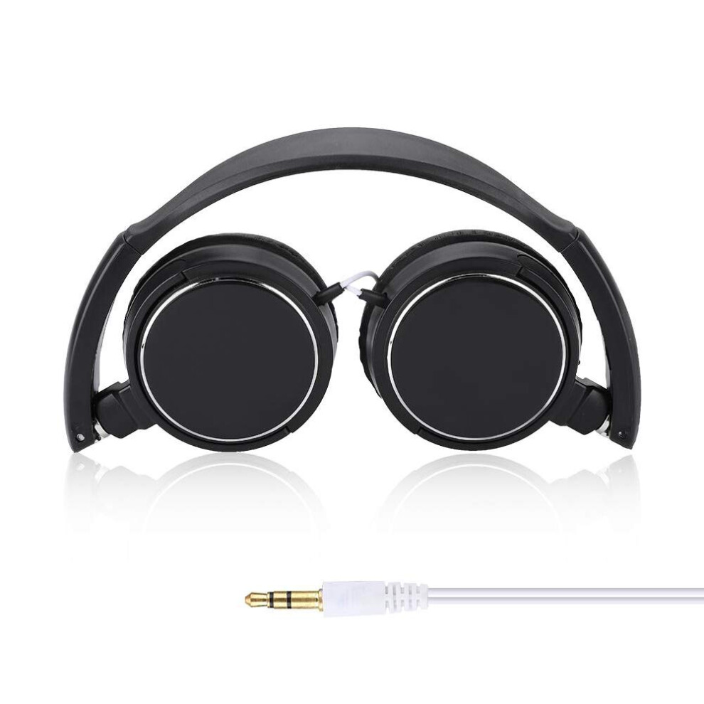 Foldable Over Ear Stereo Headphones With Adjustable Headband And Hifi Sound For Travel 9113335746763