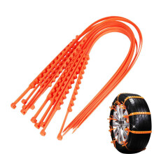 Tire Traction Chains 40pcs Universal Reusable AntiSkid Snow Chains with ColdResistant Grip Spikes for Cars Trucks SUV