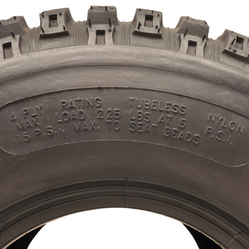 18x9.50-8 Knobby ATV Quad Tyres Wanda P322 4-ply Tubeless Off Road (Set of 2)
