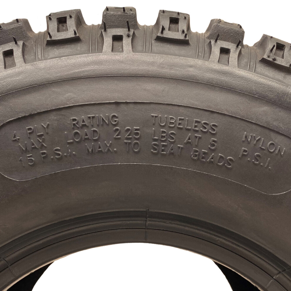 18X9.50-8 Knobby Atv Quad Tyres Wanda P322 4-Ply Tubeless Off Road (Set Of 2) 5060462561377