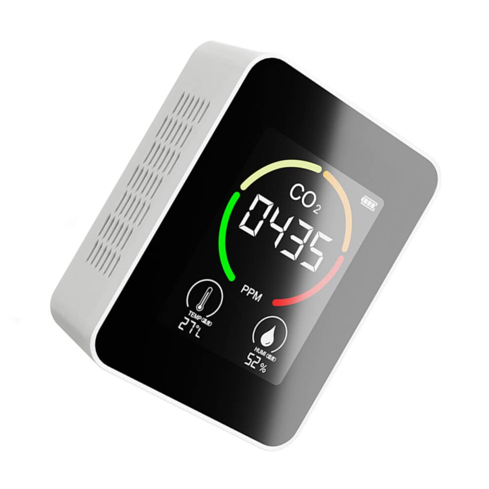 Air Quality Monitor With Humidity And Temperature Sensor, Indoor Co2 And Gas Detector For Home, Greenhouse, Warehouse 9092120395860