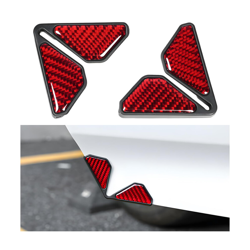 2Pcs Carbon Fiber Car Door Edge Guards, Anticollision Waterproof Scratch Protector For Cars Suvs 9092120395945